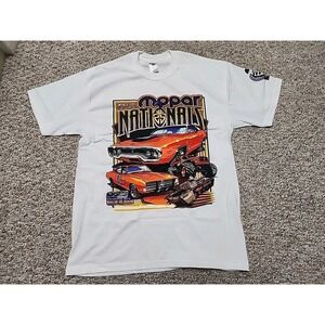 2005 Jerzees Mopar Nationals 25th Anniversary Tee Double Sided Graphic Large